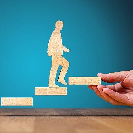 Öffnet die Seite 'Wo stehe ich und wo möchte ich hin?'